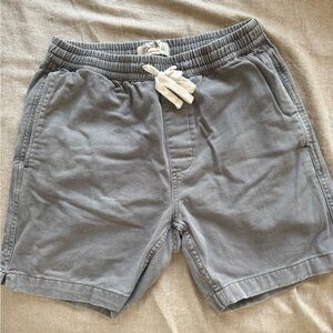 Madewell Gray Athletic Shorts with Elastic Waistband